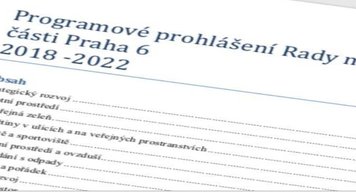 Jak hodnotíme Programové prohlášení Rady MČ Prahy 6 pro roky 2018-2022?